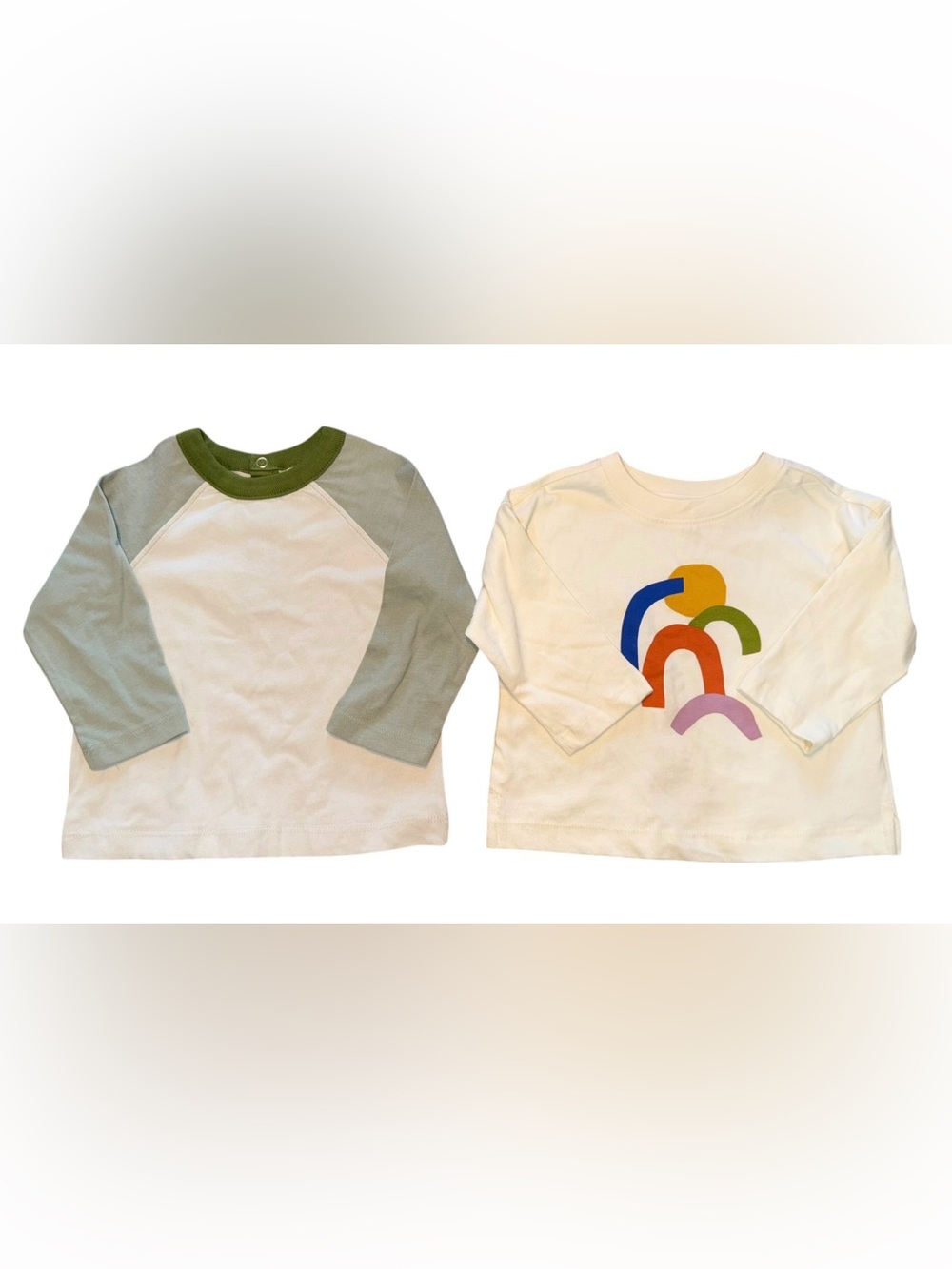 Hanna Andersson Long Sleeve Tee Bundle of 2, Size 12-18 months